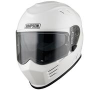 Simpson Venom ECE 22.06 Motorcycle Motorbike Helmet Solid - Gloss White