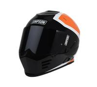 Simpson Venom Full Face Helmet Black/OrangeM Black,Orange