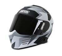Simpson Venom Have Blue Helmet, grey-white, size XS