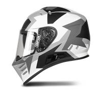 Simpson Venom Have Blue, integral helmet S Matt White/Grey/Black
