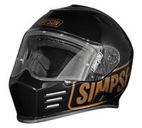 Simpson Venom Logo ST Black Motorcycle Motorbike Bike Helmet