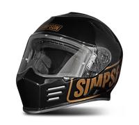 Simpson Venom Logo ST Full Face Helmet BlackS Black