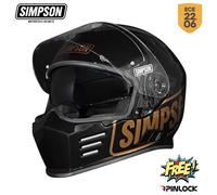 SIMPSON VENOM LOGO ST FULL FACE MOTORCYCLE MOTORBIKE CRASH HELMET ECE 22.06