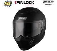 Simpson Venom Solid 06 Helmet, black, size 3XL for Men