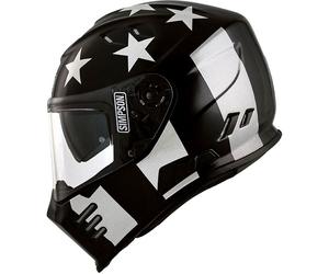 Simpson Venom Stingrae, full face helmet M Black/Silver