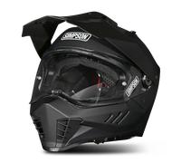 Simpson Xcursion Bandit Solid, adventure helmet L Matt-Black