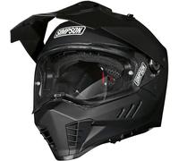 Simpson Xcursion Bandit Solid, adventure helmet M Matt-Black