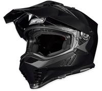 Simpson Xcursion Bandit Solid, adventure helmet XL Black