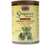 Simpsons Premium 6 x Certified Organic Adult Chicken Casserole 400g