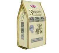 Simpsons Premium Dry Dog Food. Chicken/Fish/Turkey. 12kg. Exp 02/2027. Free P&P