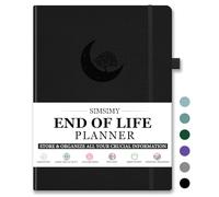 SIMSIMY End of Life Planner, Guided Estate Planning Organizer Notebook, Final Arrangements Organizer for Beneficiary, Will Preparation, Last Wishes & Funeral Planning, In Case of Death Organizer,