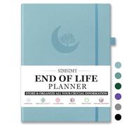 SIMSIMY End of Life Planner, Guided Estate Planning Organizer Notebook, Final Arrangements Organizer for Beneficiary, Will Preparation, Last Wishes & Funeral Planning, In Case of Death Organizer,