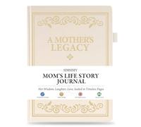 SIMSIMY Mom's Life Story Journal, A Family Keepsake with Prompt Questions for Mom to Share Her Memories, Hardcover Book Gift for Mother's Day Birthday Christmas