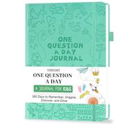 SIMSIMY One Question a Day Journal for Kids Ages 6+, 365 Writing Prompts | Undated Hardcover Diary for Boys & Girls, Kid Journal with 365 Days of Questions to Remember, Imagine, Reflect, and Grow