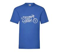 Simson Fingerprint Shirt84.de Men's T-Shirt - Blue - Large