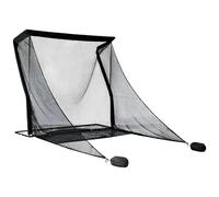 SimSpace Deluxe Home Driving Golf Net - Super Strong Netting, 2.5m (8.2ft) x 2.5m (8.2ft) x 3.84m (12.5ft), Black