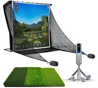 SIMSPACE DEX/003 Golf Enclosure - 2.5 x 2.5 m, White