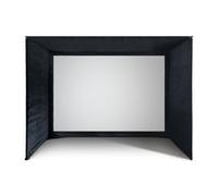 SimSpace Golf Simulator Enclosure with Impact Display Projection Screen, use with all Golf Launch Simulators and Monitors.