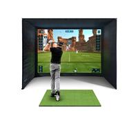 SimSpace Golf Simulator Enclosures 4K Projection Easy Assemble 6 Sizes Available