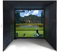 SIMSPACE SIM002 Golf Enclosure - 82 ft, Black