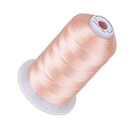 Simthread 5500Yds Embroidery Thread, 5000M High-Yardage 40WT 100% Polyester Thread - 170+ Vivid Colors, High-Speed Rated - Compatible with Brother, Singer, Janome & More - Flesh Pink 901