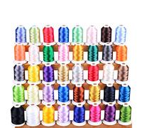 Simthread 60WT Sewing Embroidery Machine Thread Kit - 40 Colors 1100 Yards Spool for Brother Janome etc Sewing Embroidery Machines