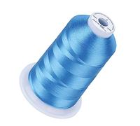 Simthread Embroidery Thread 5500Yds / 5000M, 40WT 100% Polyester - 170+ Vivid Colors, CPSC Certified, High-Speed Rated - Compatible with Brother, Singer, Janome & More - Medium Blue S066