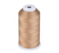 Simthread Heavy Duty Blue Jeans Thread for Denim Sewing 1000 Meters Cone Brown
