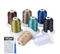 Simthread Polyester Bonded Thread - UV Resistant Heavy Duty Indoor/Outdoor - 12wt, 250 Yards 8C01