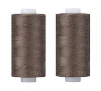 Simthread Sewing Thread Quilting Yarn Affordable All-Purpose Thread 2 Mocha - 400 Yards/Spool, Polyester 100%