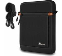 SIMTOP Tablet Sleeve Bag 12.9 inch,Shoulder Bag Men's Compatible New iPad Pro (5th/4th/3rd Gen) 2023-2018,ipad carrying case with Shoulder Strap Waterproof iPad Accessories Polyester,(Black)