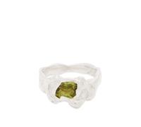 Simuero Ola Ring Silver/Green Peridot