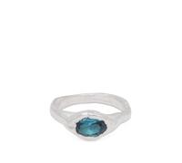 Simuero Women's Faro Ring Silver/Topaz
