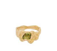 Simuero Women's Ola Ring Gold/Green Peridot