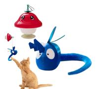 Simulated Cat Bird Toy - Realistic Plush with Suction Cup and Catnip, Enriching Electronic Cat Toy - for Indoor Kitten, Enrichment, Play, Training, at Home and in the House