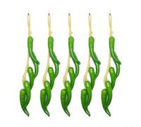 Simulated Chili Pepper, Chili Pepper Strings 5Pack Simulated Hangings, for Home Kitchen Shop Party Show Food Display Decoration(B)