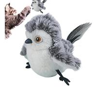 Simulated Chirping Bird Cat Toy, Flapping Bird Feather Toys, Interactive Automatic Chirping Bird Toy, Cat Feather Toys Chirping Bird Cat Toy For Indoor Cats, Melody Chaser Toy For Cats To Play Alone