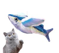 Simulated Chirping Cat Toy - Rechargeable Sound Fish for Pet,Realistic Cat Flapping Chirping Fish Toy for Hunting Simulation Behavioral Enrichment Training Exercise Stress Relief