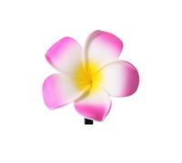 Simulated Egg Flower Hair Clip For Vacation, Side Clip Flower Hair Clip, Duckbill Clip Hair Accessory(Red1,6cm)