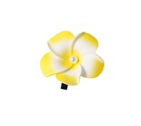 Simulated Egg Flower Hair Clip For Vacation, Side Clip Flower Hair Clip, Duckbill Clip Hair Accessory(Yellow2,6cm)