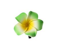 Simulated Egg Flower Hair Clip For Vacation, Side Clip Flower Hair Clip, Duckbill Clip Hair Accessory(Green1,6cm)