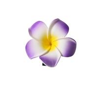 Simulated Egg Flower Hair Clip For Vacation, Side Clip Flower Hair Clip, Duckbill Clip Hair Accessory(Purple1,6cm)