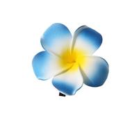 Simulated Egg Flower Hair Clip For Vacation, Side Clip Flower Hair Clip, Duckbill Clip Hair Accessory(Blue1,8cm)