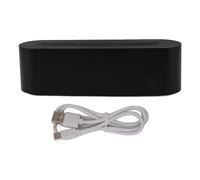 Simulated Flame Air Diffuser Humidifier 7 Color Fire Air Diffuser for Bedroom Home Yoga Office (Black)