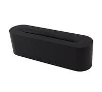 Simulated Flame Air Diffuser Humidifier 7 Colors Fire Air Diffuser Bedroom Home Yoga Office (Black)