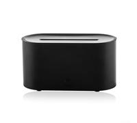 Simulated Flame Humidifier Diffuser, Ultra-quiet Automatic Shut-off Essential Oil Diffuser, Intelligent Timing Desktop For Home(Black)