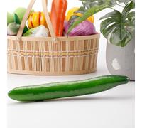 Simulated Home Decor Vegetables Unique PVC Dolls' Accessory Including a Variety of Miniatures to Enjoy (Cucumber)