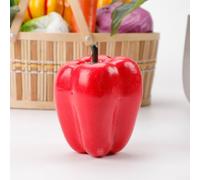 Simulated Home Decor Vegetables Unique PVC Dolls' Accessory Including a Variety of Miniatures to Enjoy (Red Pepper #2)