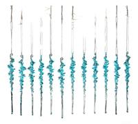 Simulated Icicle Ornaments Festive Tree Trim(Blue)
