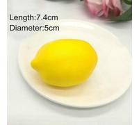 Simulated Lemon for Office and Home Decor Vibrant Yellow Fruit Display Piece (70# Yellow)